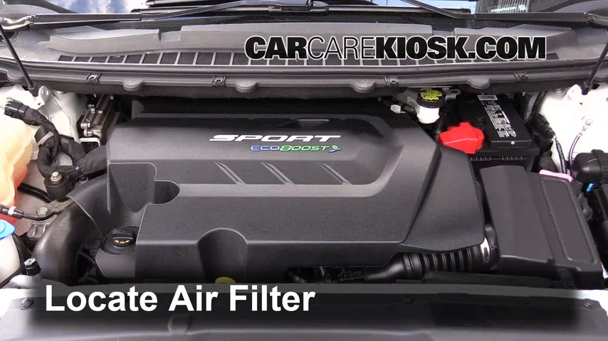 2015 Ford Edge Sport 2.7L V6 Turbo Filtro de aire (motor)